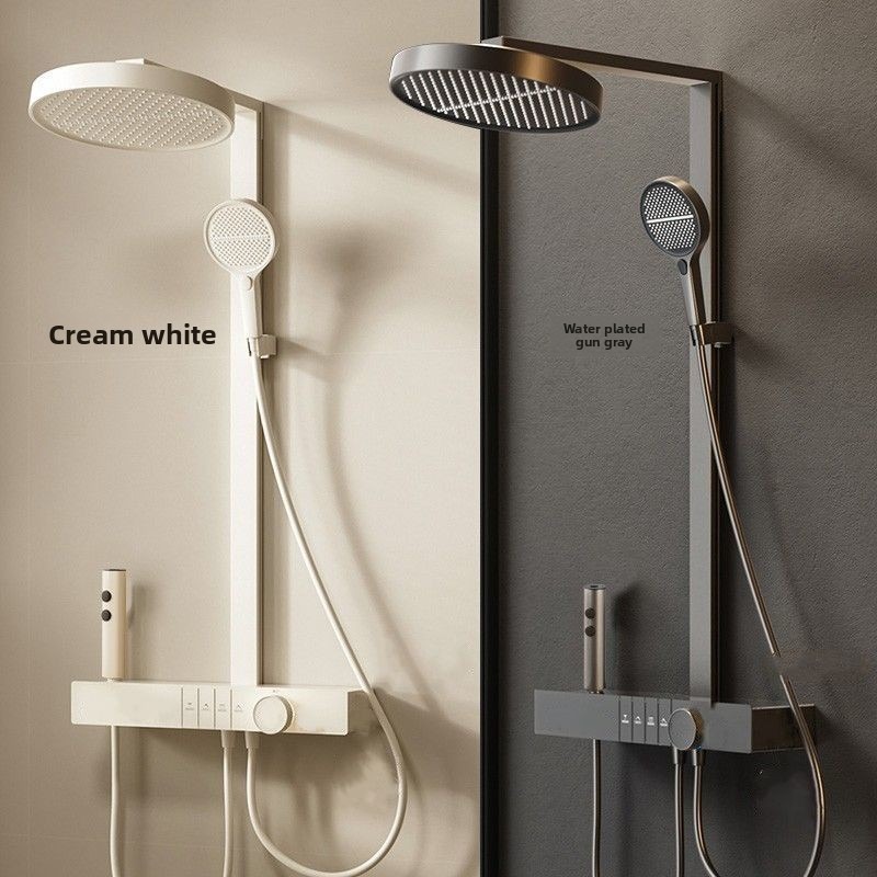 Spa & Wellness Jura Resort Centre De Loisirs Des Franches Montagnes - Thermostatic Wall Mounted Shower System Seamless