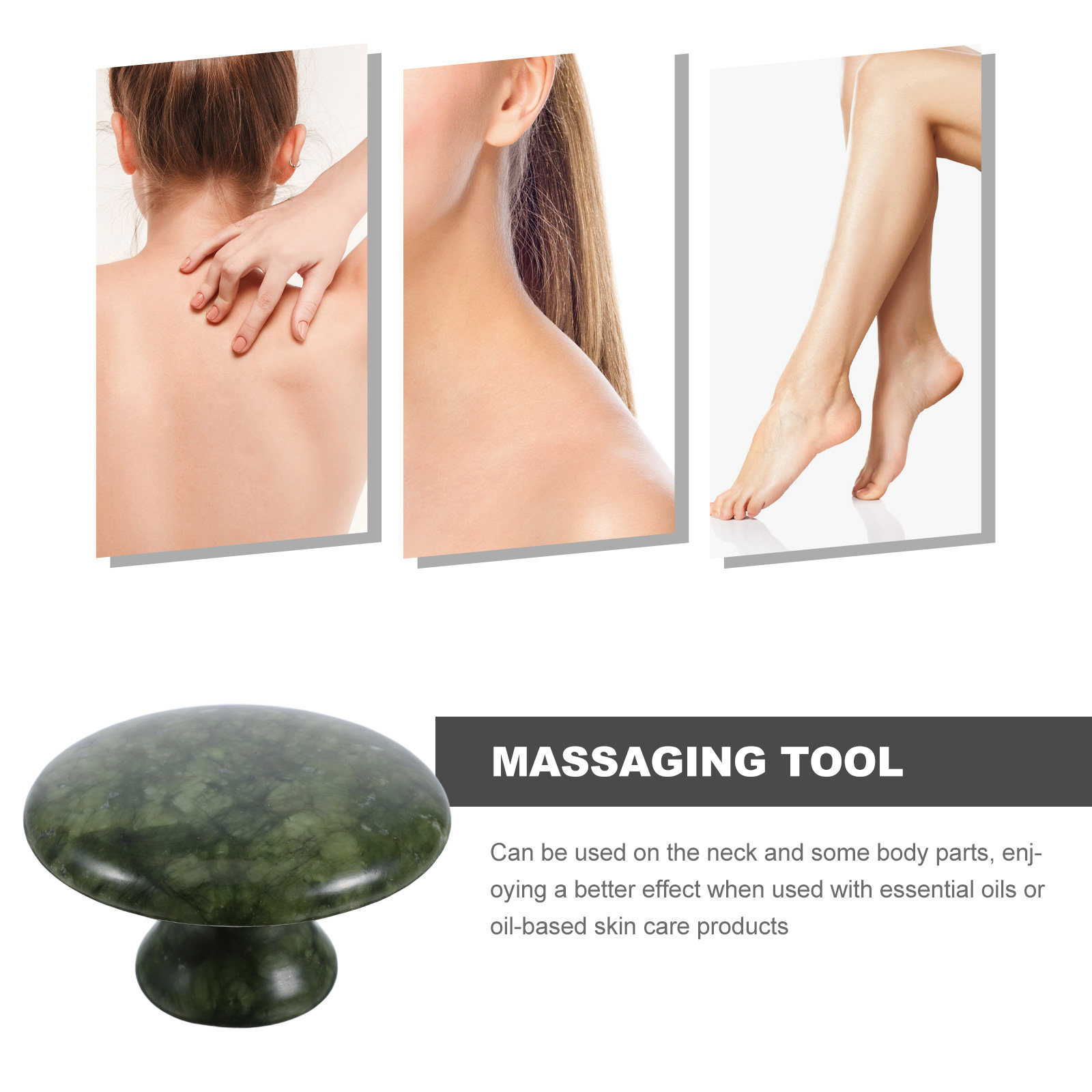 Mushroom Shaped Jade Massage S - огляд і ціна Spa Y Wellness
