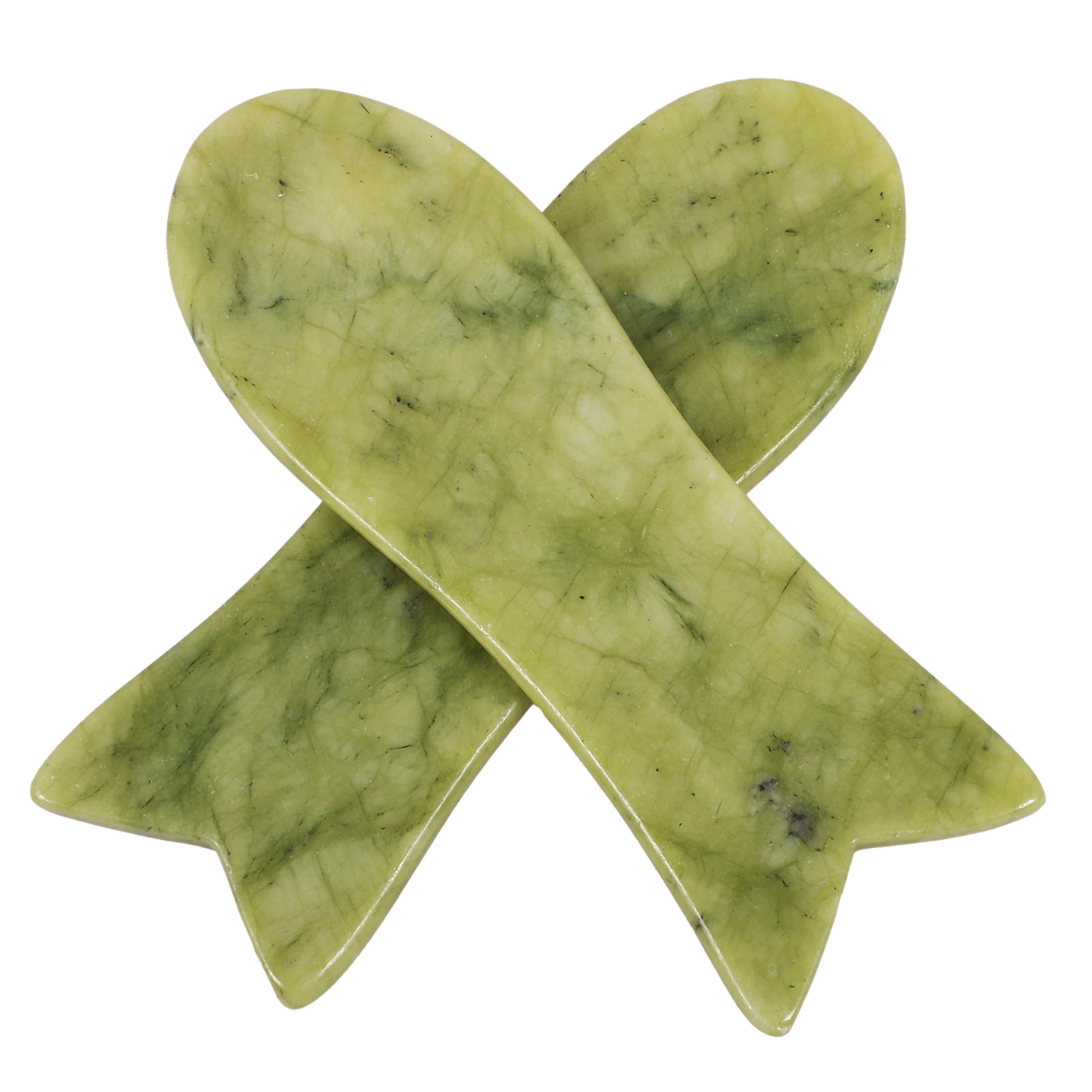 2Pcs Natural Jade Gua Sha Scra - огляд і ціна Spa Y Wellness