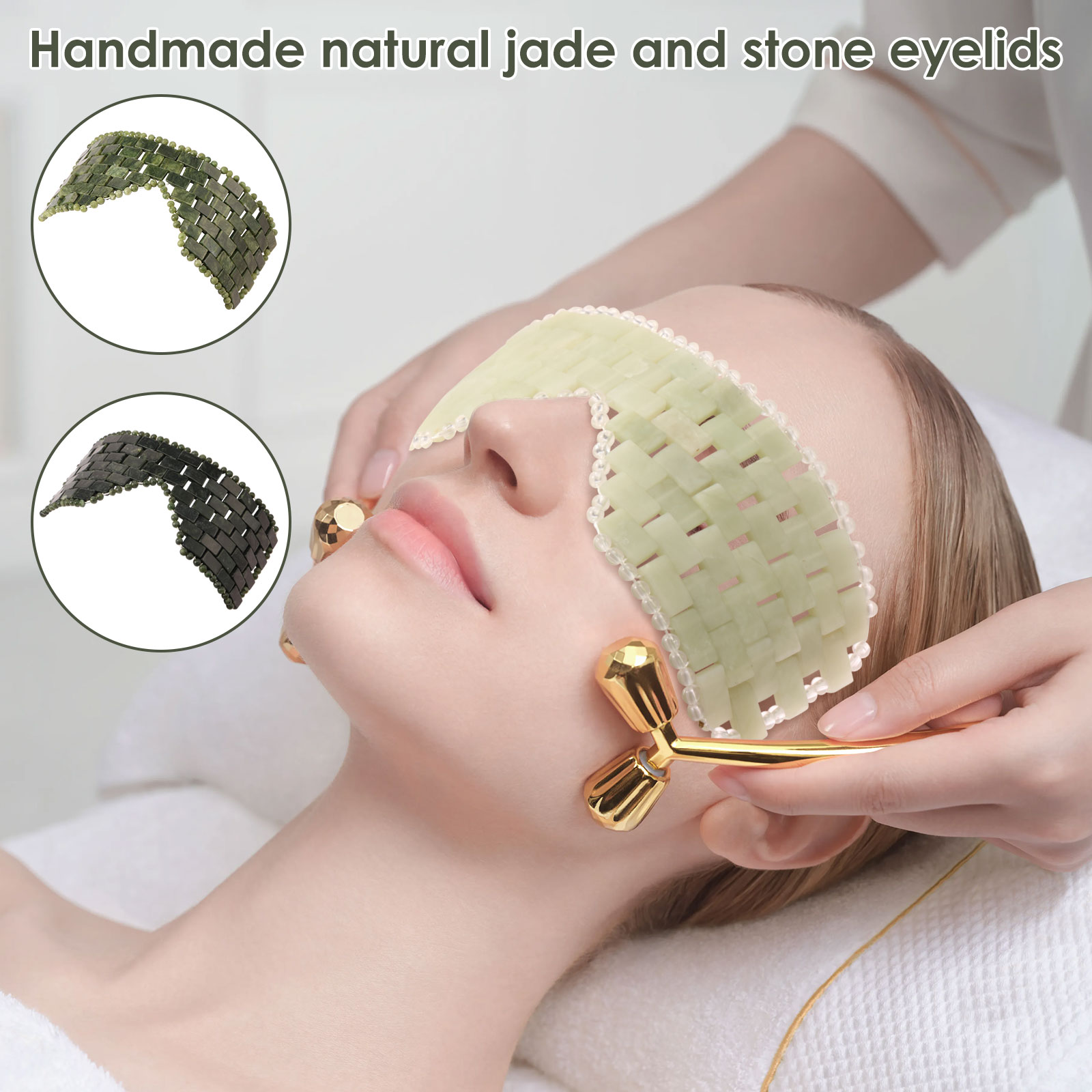 Jade Eye Mask Portable Jade St - огляд і ціна Spa Y Wellness