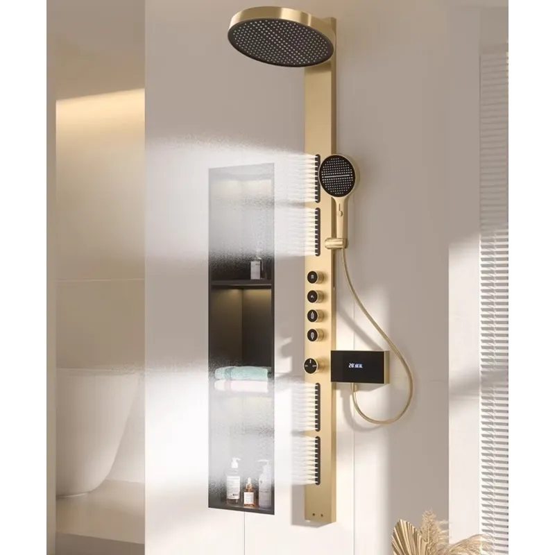 Brass Rainfall Shower Panel Se - огляд і ціна Spa & Wellness Jura Resort Centre De Loisirs Des Franches Montagnes